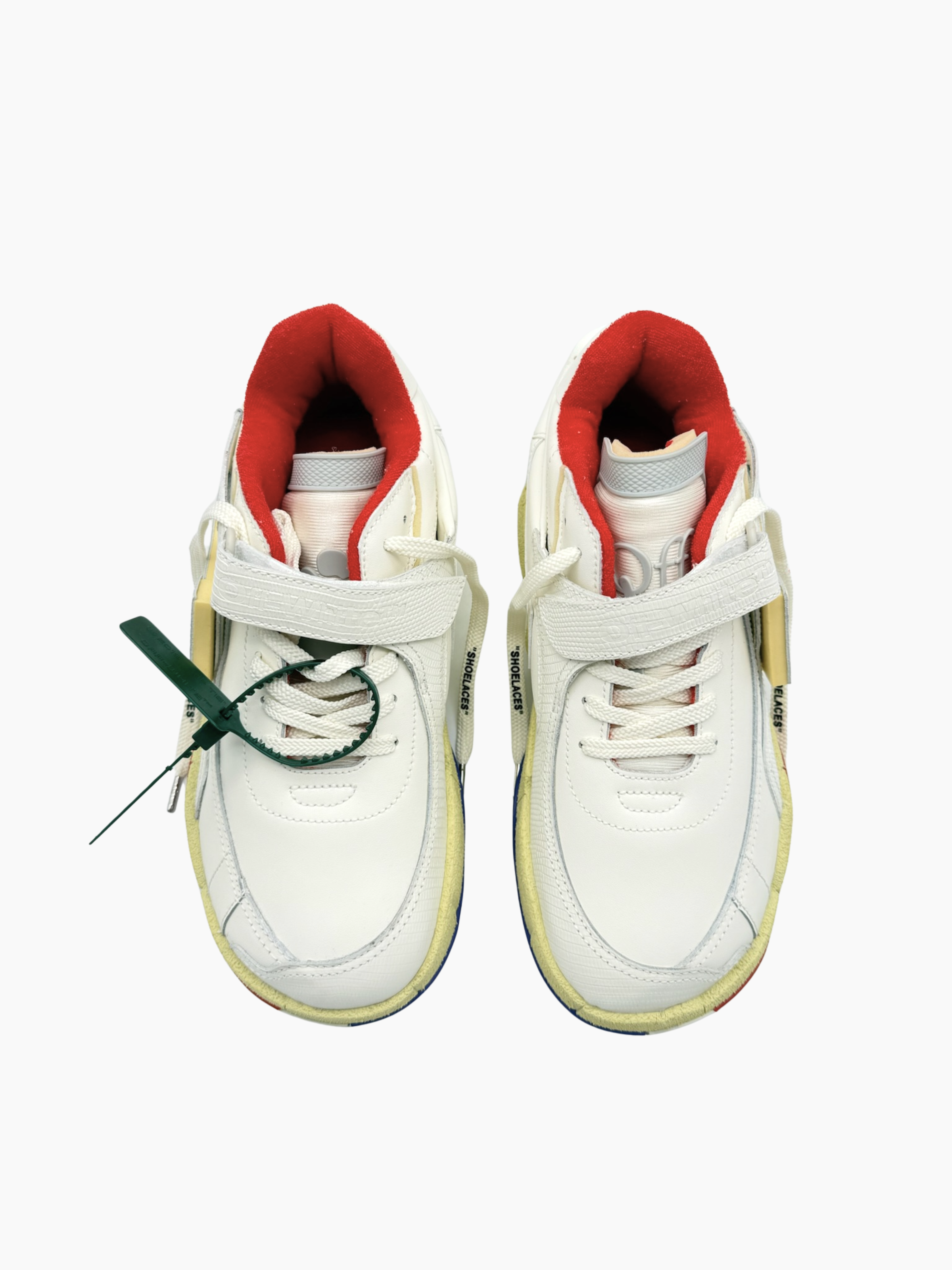 Sneakers Bianche Low Top Puzzle Couture