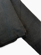 Black Cropped Sweater With High Neck -  | dBlank