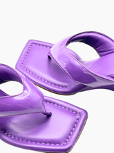 Sandali Viola Con Tacco Scultoreo -  | dBlank