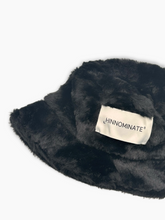 Black Faux Fur Fisherman Hat -  | dBlank