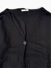 Soft Black Viscose Cardigan -  | dBlank