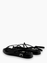 Black Sandals With Thin Straps -  | Qlhype