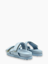 Slide Azzurre Con Doppio Strap - Blu | Qlhype