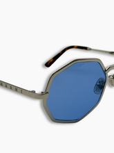 Occhiali Da Sole Argento Con Montatura Geometrica - Argento | dBlank