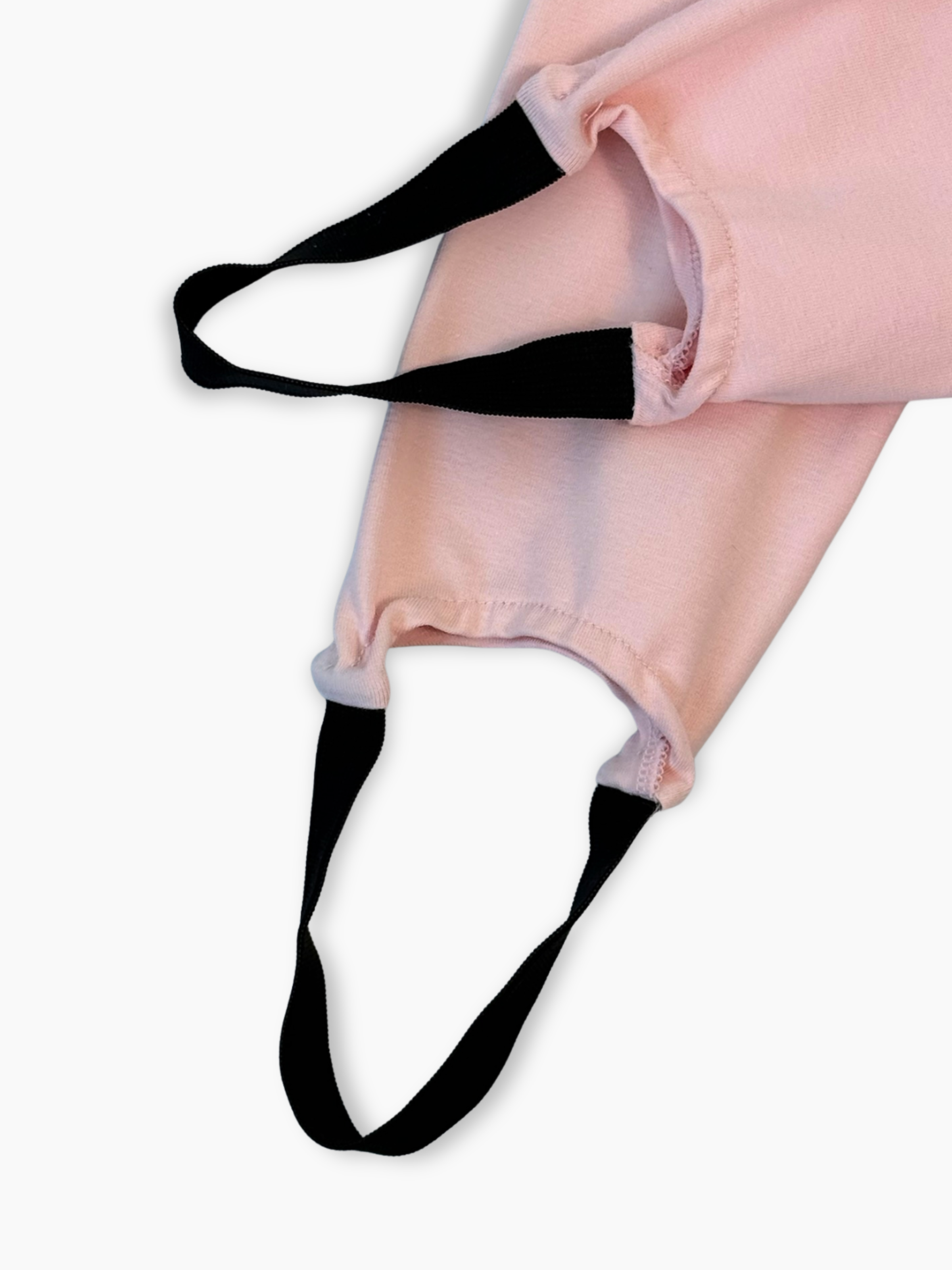 Pink Leggings With Stirrups