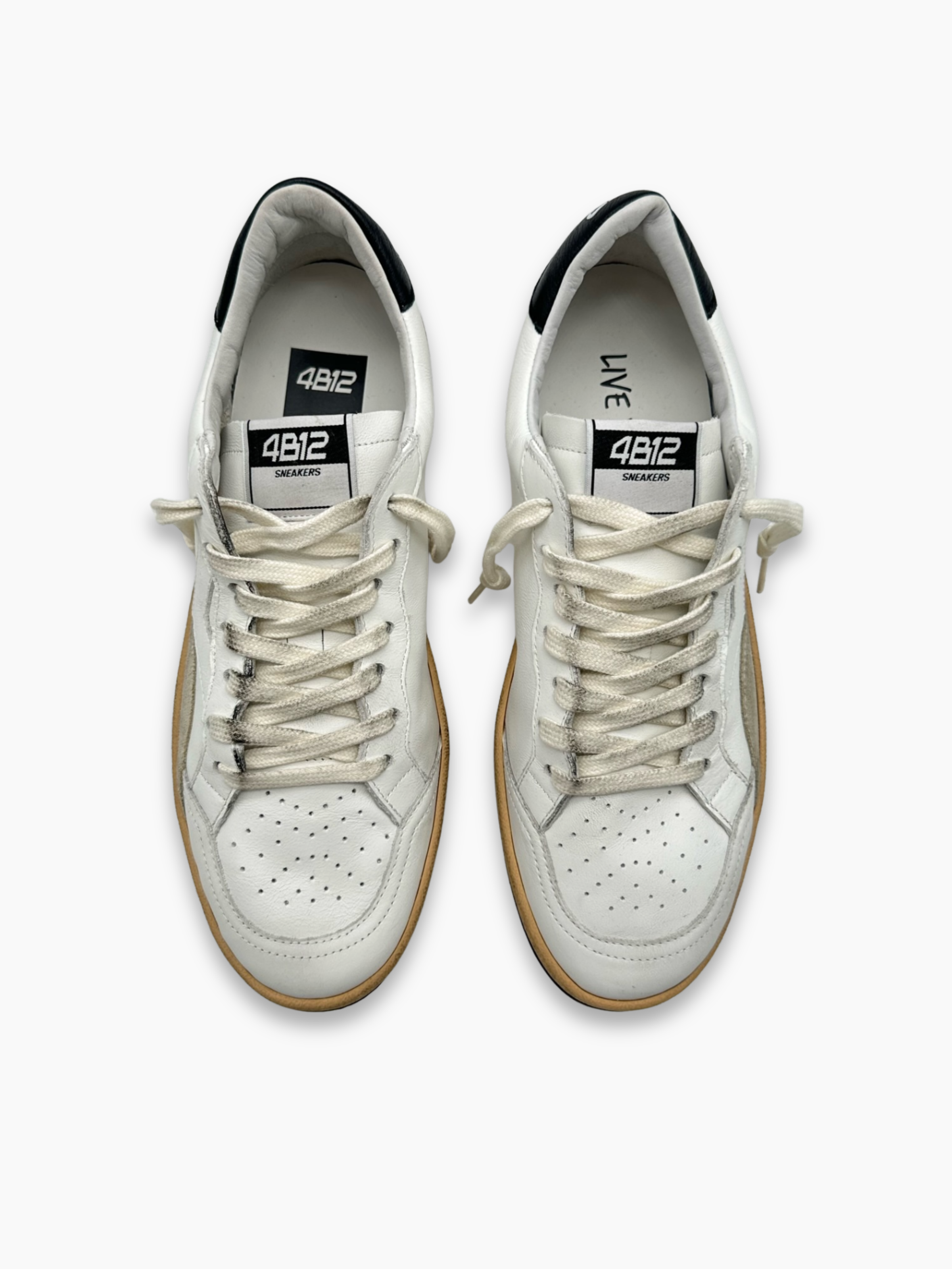 Sneakers Playnew Bianche E Nere