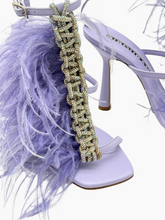 Les Plumes Lilac Sandals -  | dBlank