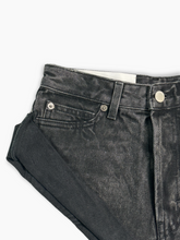Black High-Waisted Denim Shorts -  | dBlank