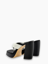 Sandali Neri Con Plateau E Fascia Gioiello - Nero | Qlhype