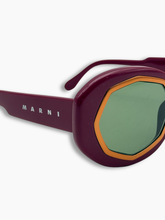 Occhiali Da Sole Bordeaux Geometrici - Rosso | dBlank