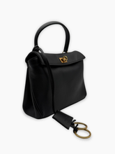 Borsa Rodeo In Pelle Nera Con Dettagli Dorati - Nero | dBlank