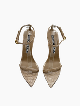 Sandra Beige Coconut Effect Sandals -  | dBlank