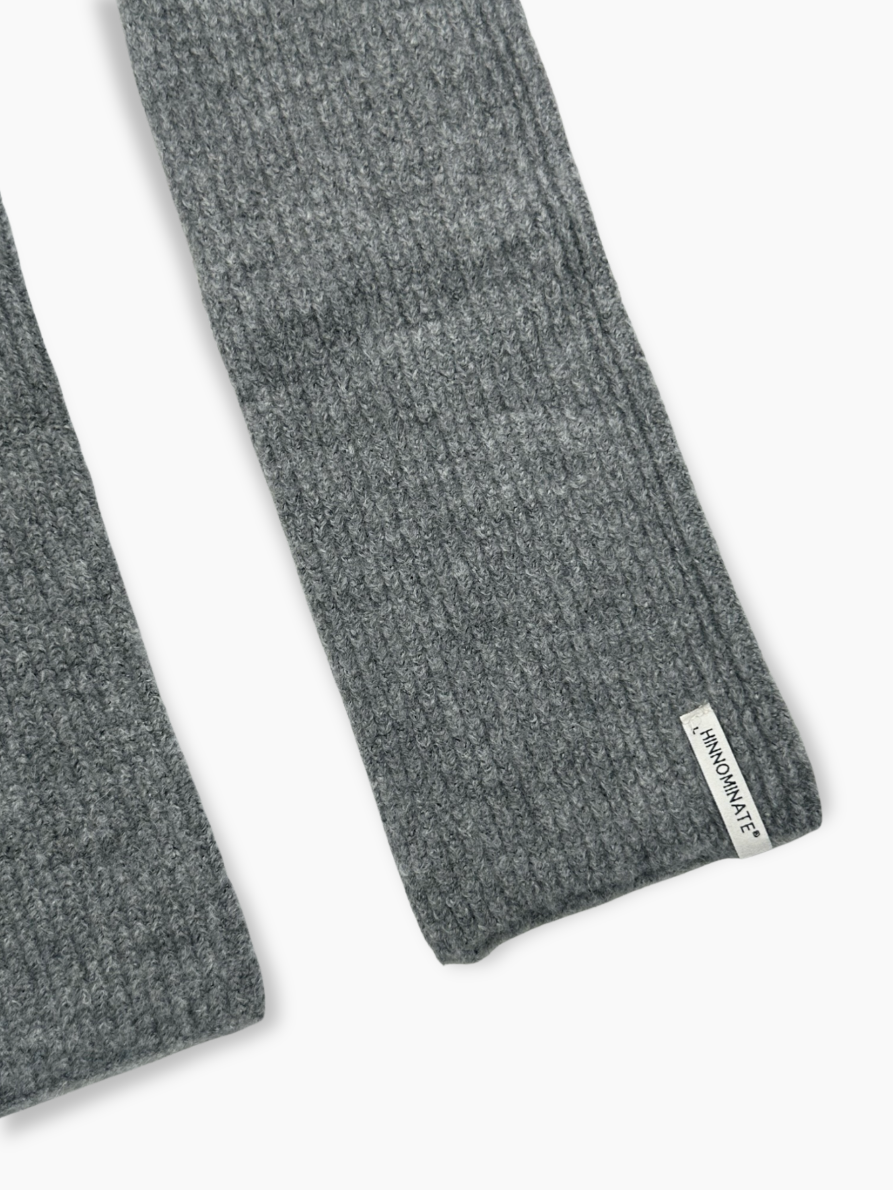 Grey Knitted Leg Warmers