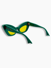 Occhiali Teal ERL Coil Con Lenti Gialle - Verde | dBlank