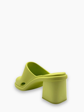 Neon Mule With Wide Rubber Heel -  | dBlank