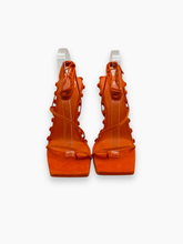 Sandali Arancioni In Camoscio - Arancione | dBlank