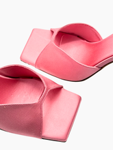 Mule Rosa In Raso Gia -  | dBlank