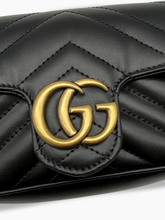 Borsa Mini GG Marmont In Pelle Nera - Nero | dBlank