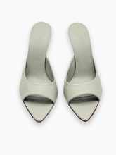 Mules Grigie In Pelle Con Tacco A Stiletto -  | dBlank