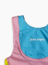 Top Sportivo Multicolor Con Logo Bianco -  | Qlhype