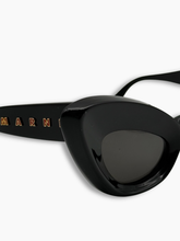 Occhiali Da Sole Neri Con Montatura Ovale - Nero | dBlank