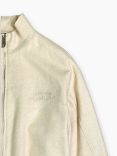 Giacca Linen Logo Tracktop - Beige | Qlhype