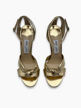 Gold High Heel Sandals with Strap -  | dBlank