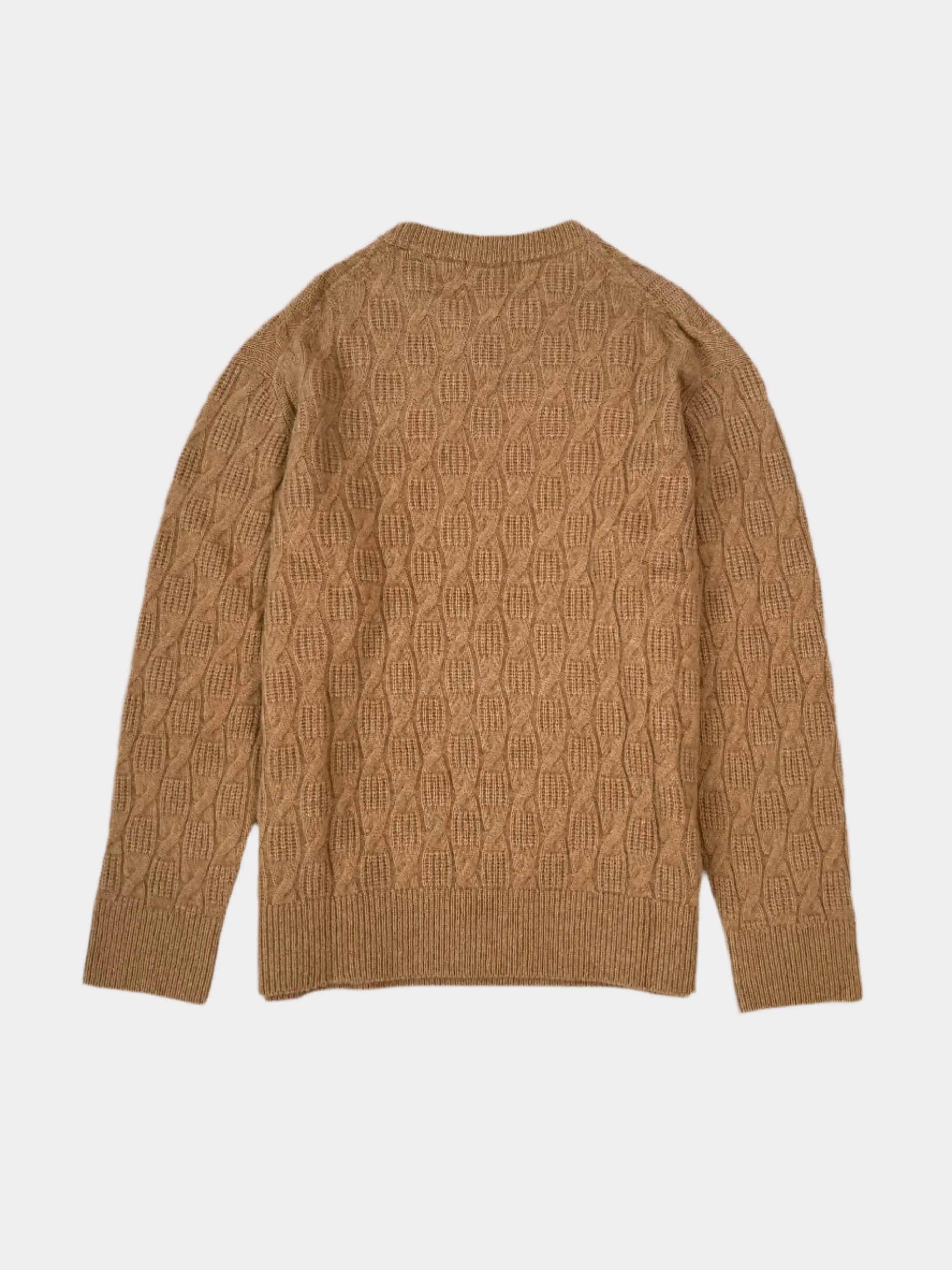 Maglione Con Lavorazione Intrecciata