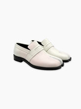 Two-Tone Tabi Leather Loafers -  | dBlank