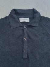 Short-Sleeved Polo Shirt With Ribbed Cuffs -  | dBlank