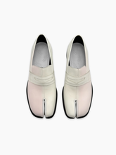 Two-Tone Tabi Leather Loafers -  | dBlank