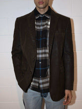 Blazer with lapel collar and aged effect -  | dBlank