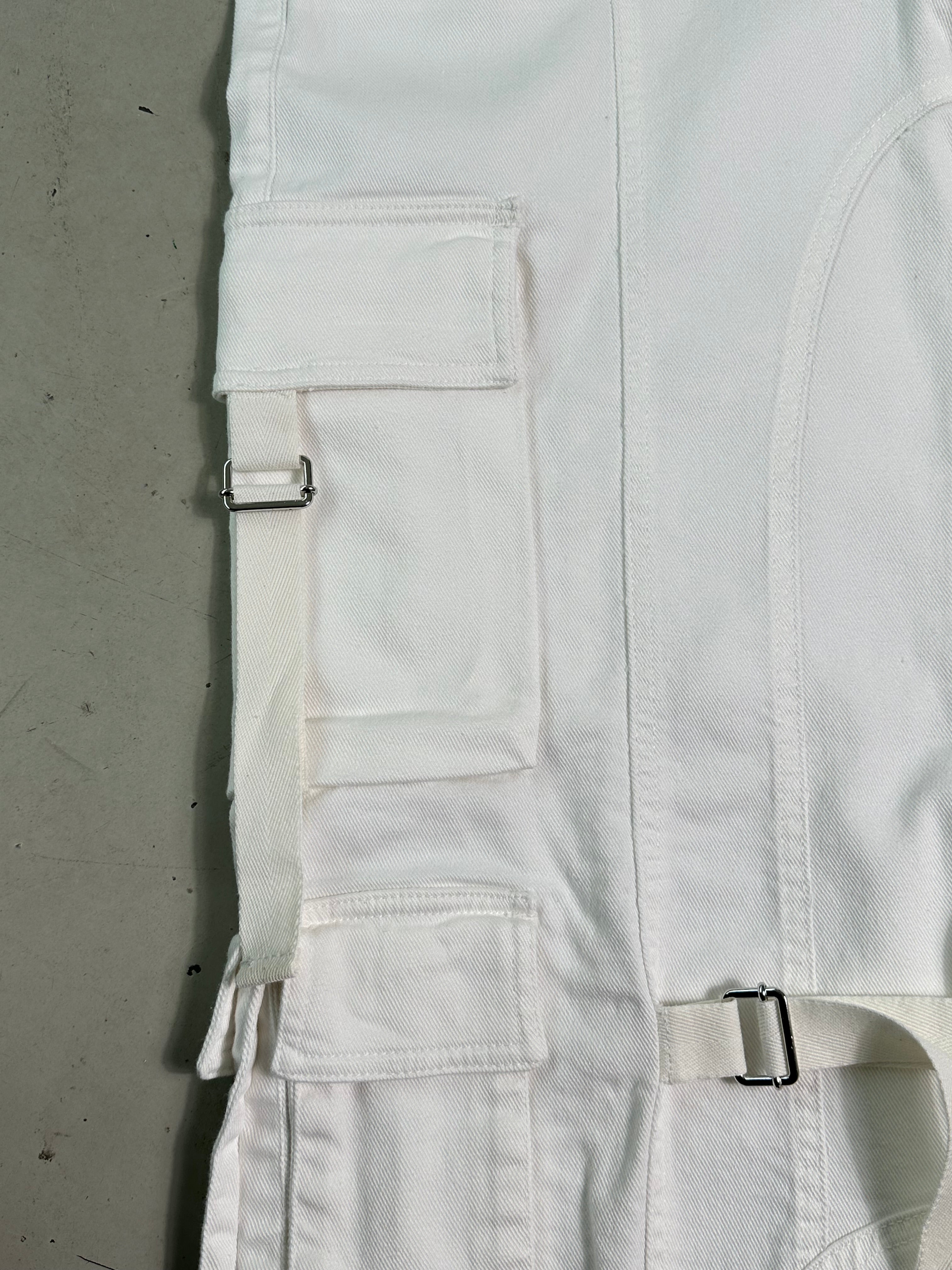 White Cargo Jeans