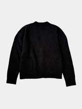 Cardigan Nero In Lana Spazzolata -  | dBlank