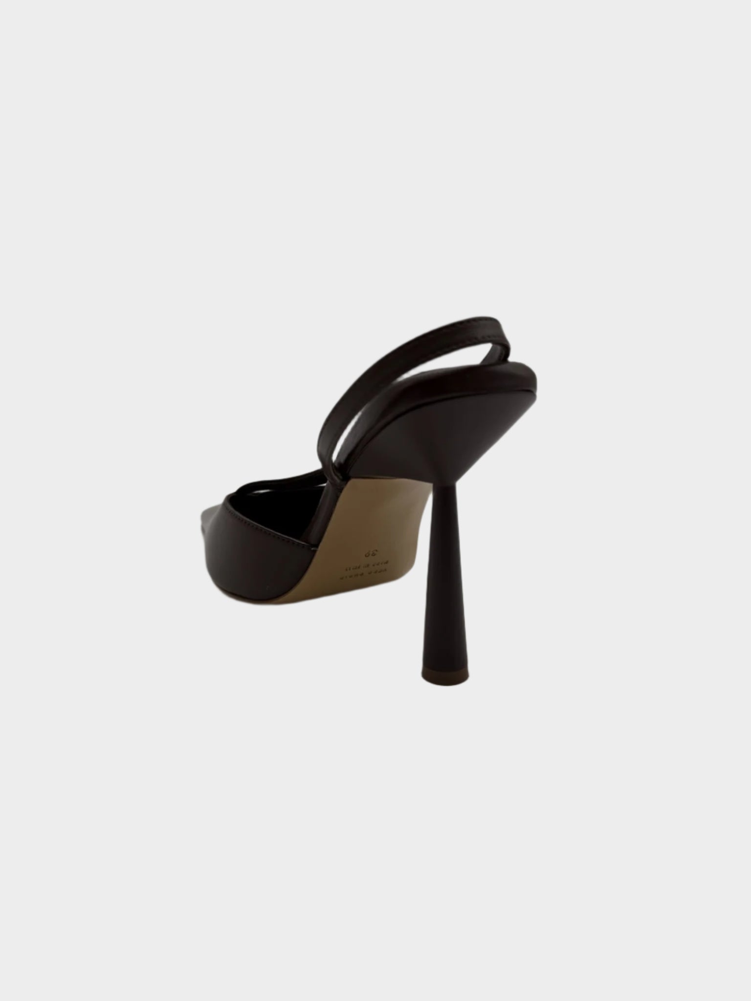 Scarpe Slingback Marrone