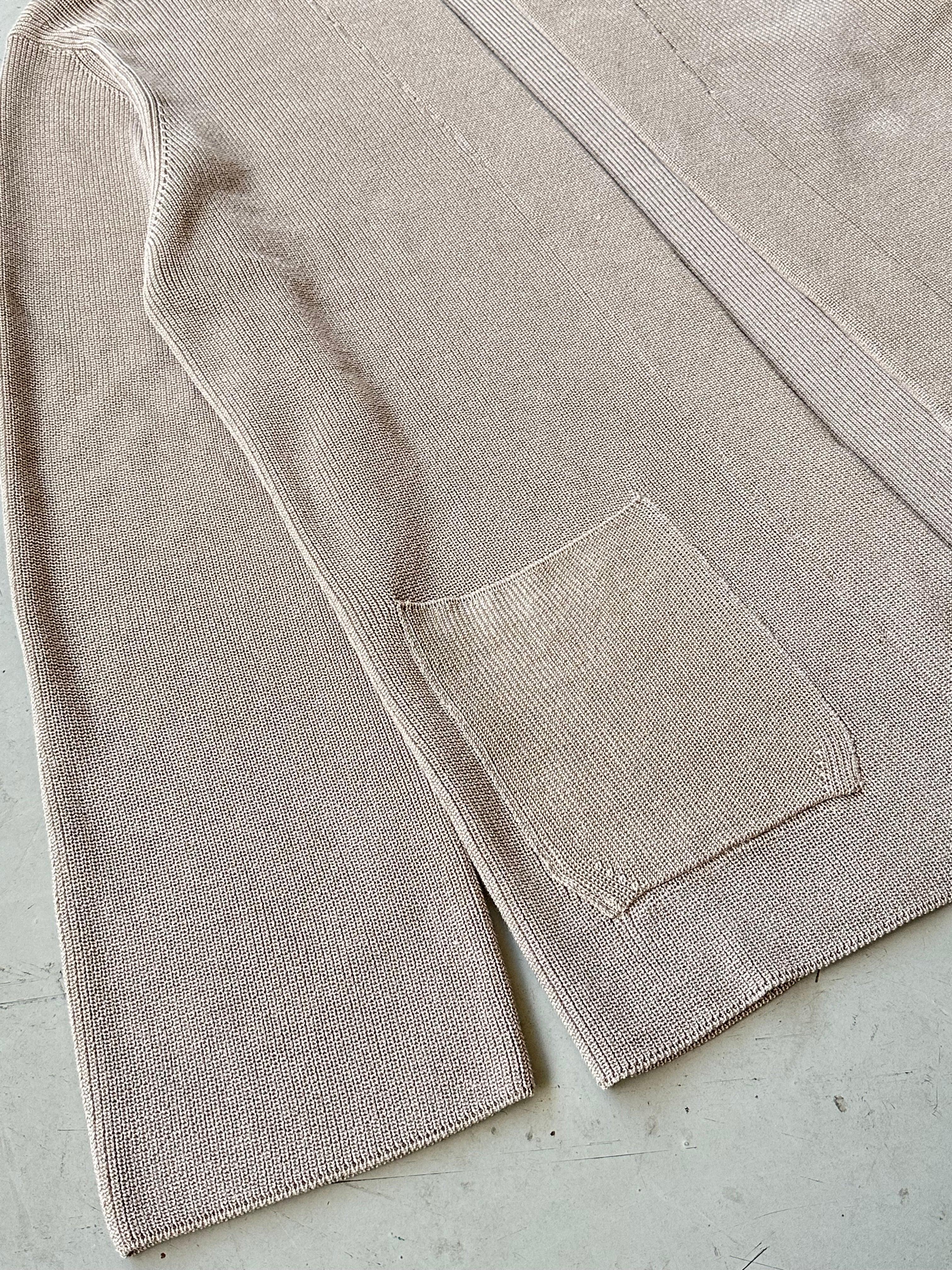 Shawl Cardigan Beige