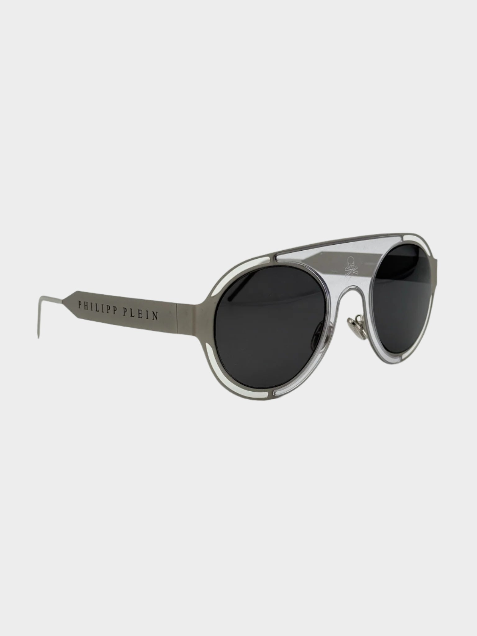 Silver Glasses With Transparent Frame