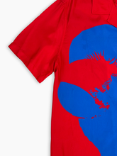 Camicia Rossa Con Grafica Blu - Rosso | dBlank