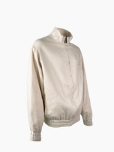 Giacca Linen Logo Tracktop - Beige | Qlhype