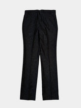 Pinstriped Trousers With Bright Yarn -  | dBlank