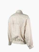 Giacca Linen Logo Tracktop - Beige | Qlhype