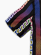 Camicia Nera Con Pattern Multicolor - Multicolore | dBlank