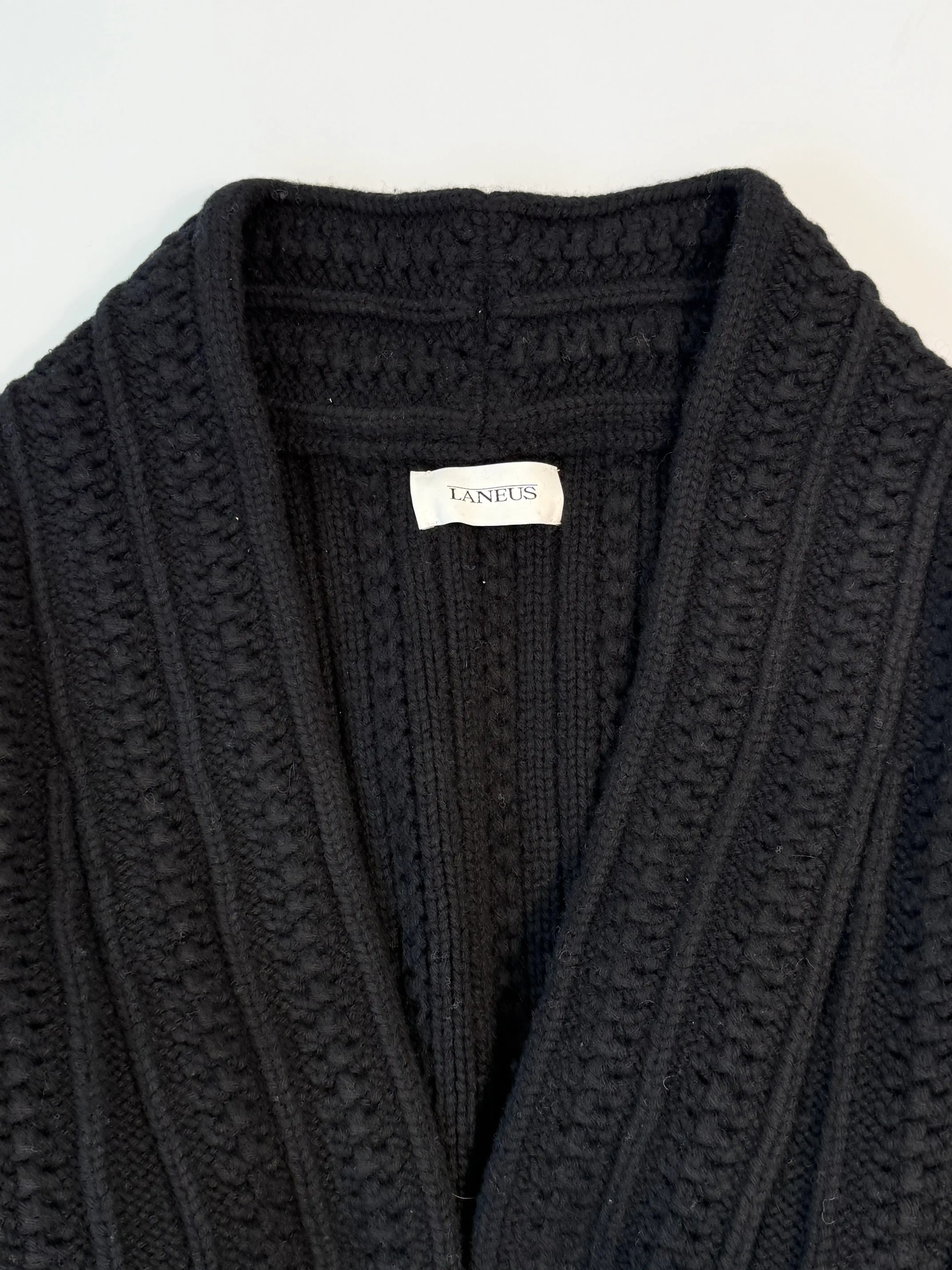 Cardigan In Maglia Con Cintura
