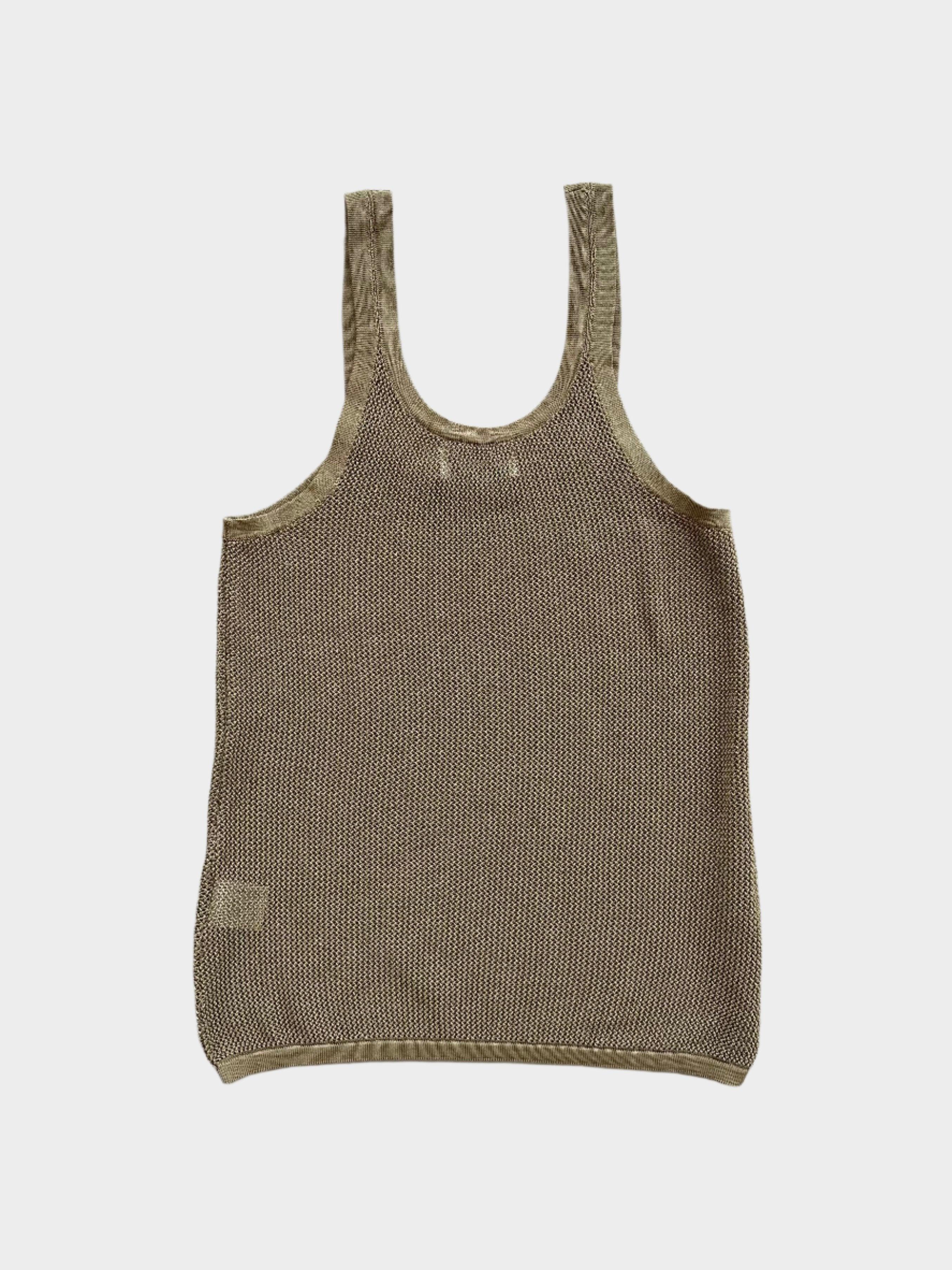 Mesh Tank Top Green