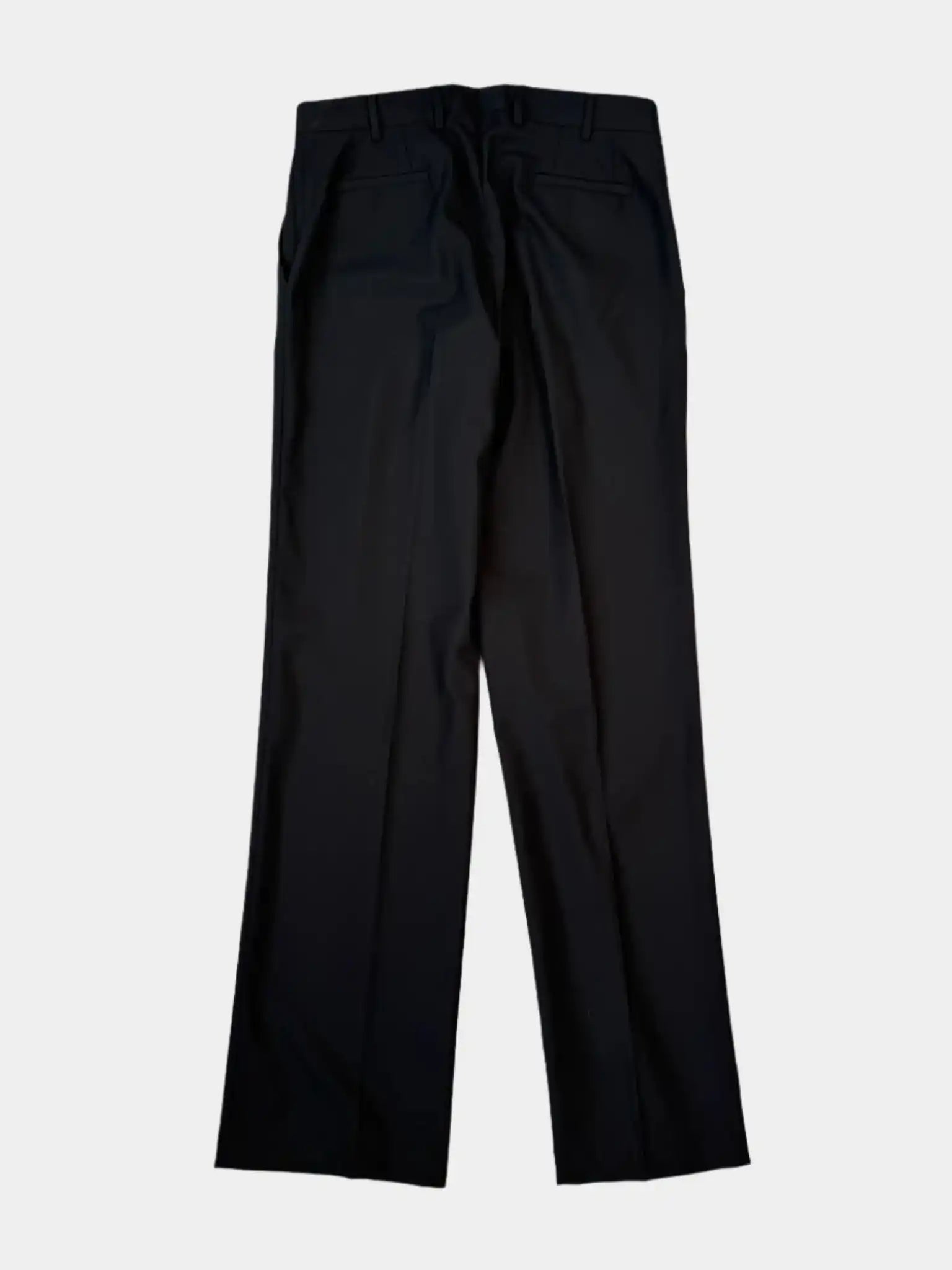 Pantaloni Neri In Lana