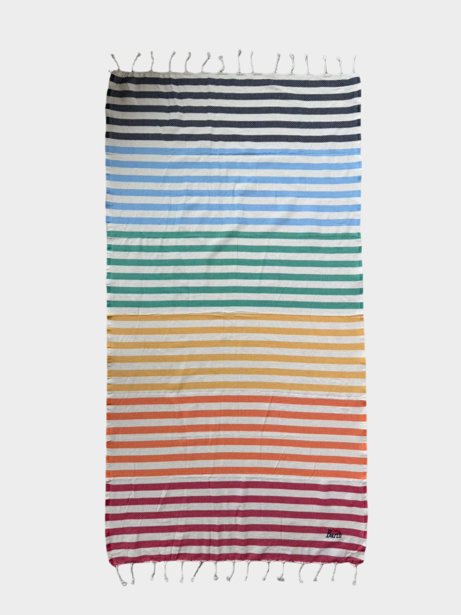 Telo Mare Foutas Multistripe Rainbow A Righe Multicolor
