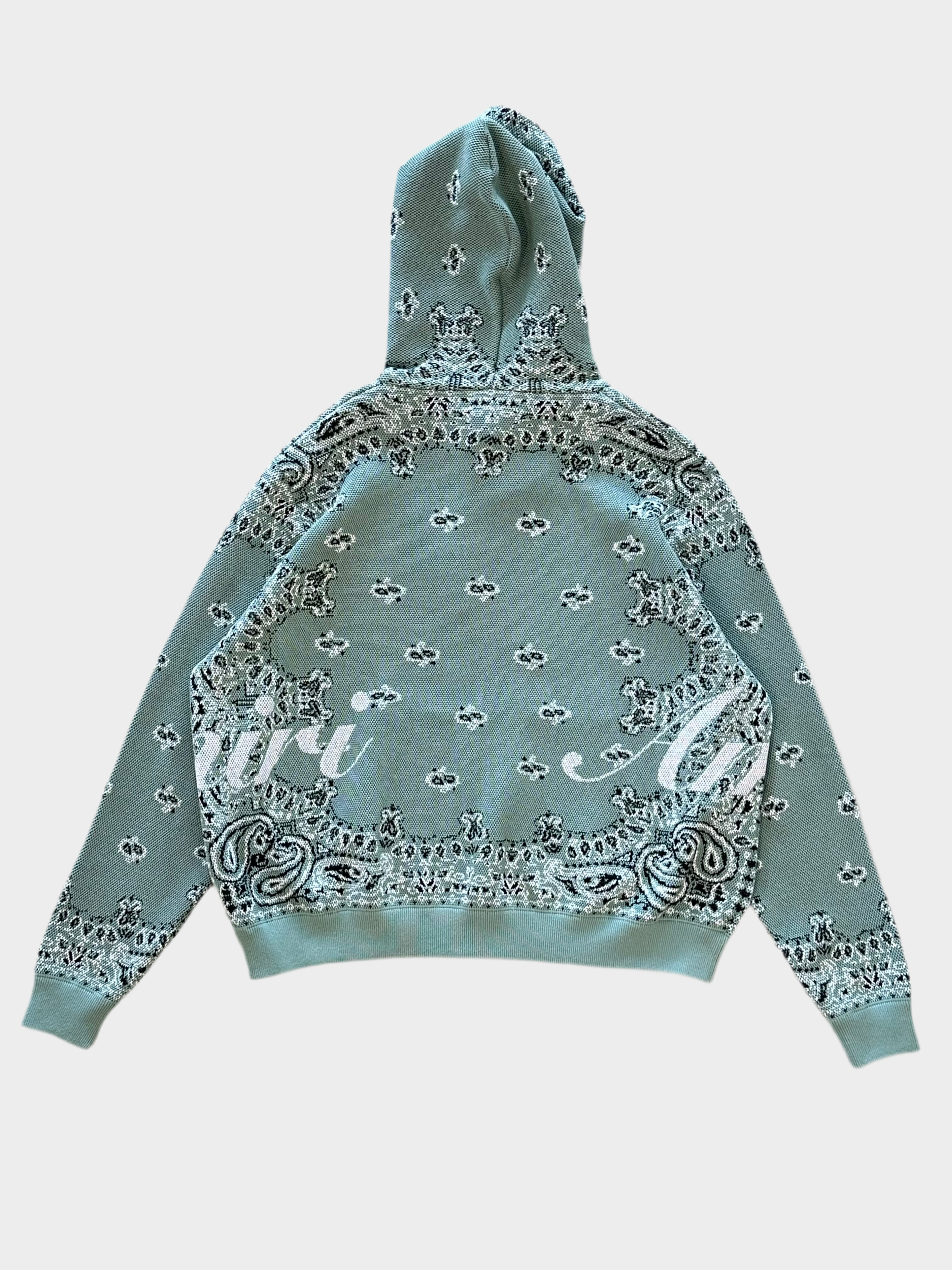 Knitted Bandana Hoodie