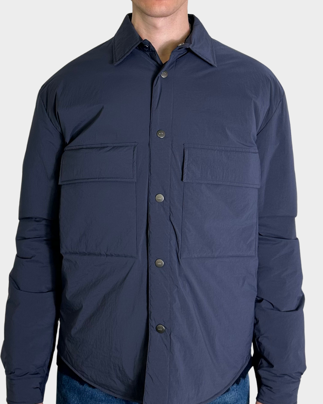 Dark Navy Padded Shirt