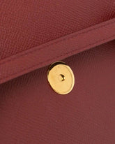 Borsa In Pelle Bordeaux Con Tracolla E Manico -  | dBlank