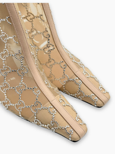 GG Crystal Mesh Heel Boot -  | dBlank